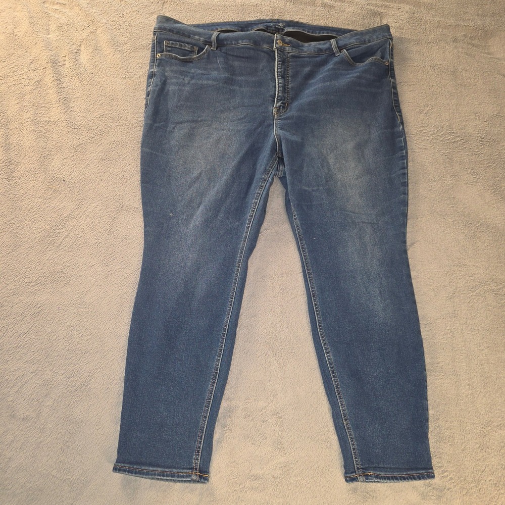 Old Navy Rockstar Skinny Jeans Womens 26 Plus Medium Wash High Rise Stretch